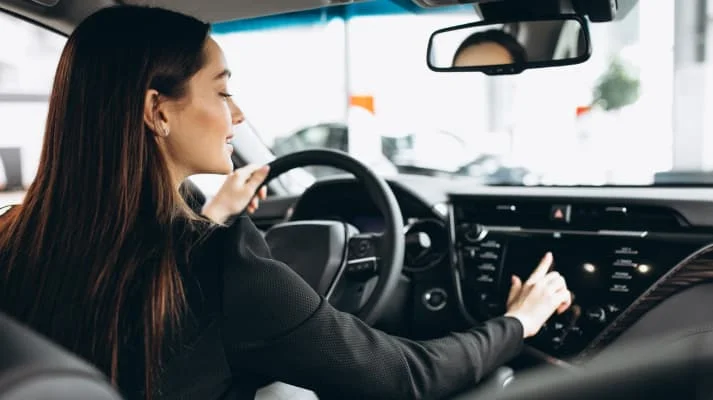Girl Driving Car