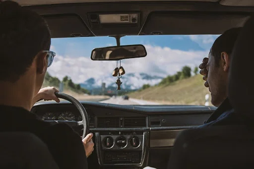 Driving Instructor Giving Instruction